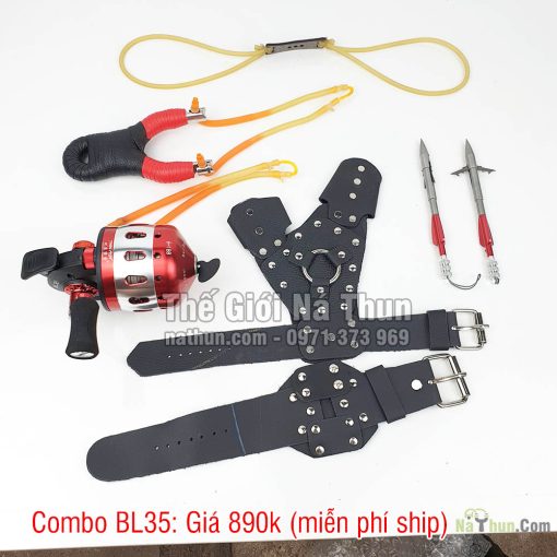 Bộ ná cao su săn cá ná thun dây dẹt trọn bộ 200k - Ảnh 3