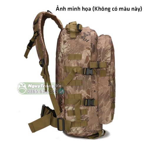 Balo ngụy trang rằn ri - Cặp đeo vai đi rừng đi phượt thời trang - Ảnh 12