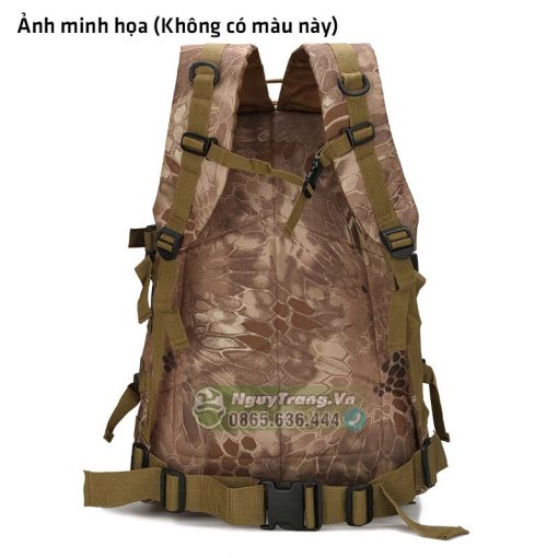 Balo ngụy trang rằn ri - Cặp đeo vai đi rừng đi phượt thời trang - Ảnh 10