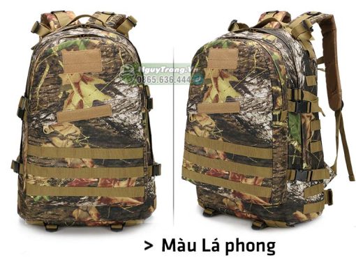 Balo ngụy trang rằn ri - Cặp đeo vai đi rừng đi phượt thời trang - Ảnh 4