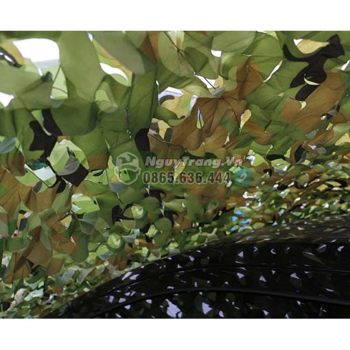 Lưới nguỵ trang rằn ri xanh lính thuỷ (lính biển) da trời camo cao cấp trang trí bể bơi - Ảnh 4