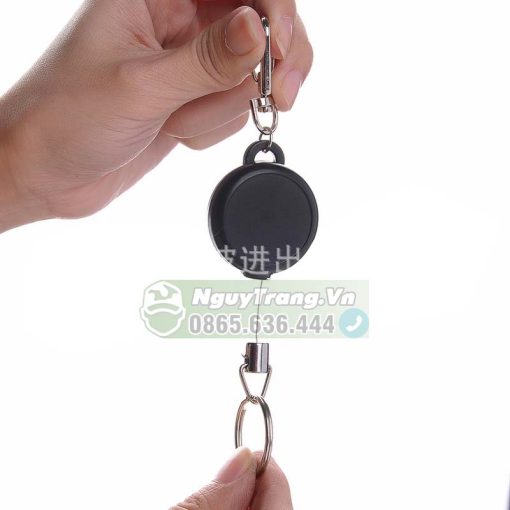 Móc treo chìa khóa dây cáp rút 60cm chống mất chìa khóa - Ảnh 6