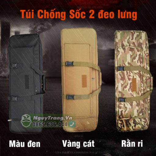Túi - Balo chống sốc 2 dây đeo lưng cao cấp đựng cần câu pcp đi phượt dài từ 60-120cm - Ảnh 9
